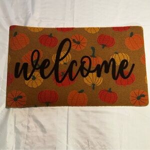 Door Mat Fall Decor Printed Rug Outdoor Halloween Welcome 29x17”